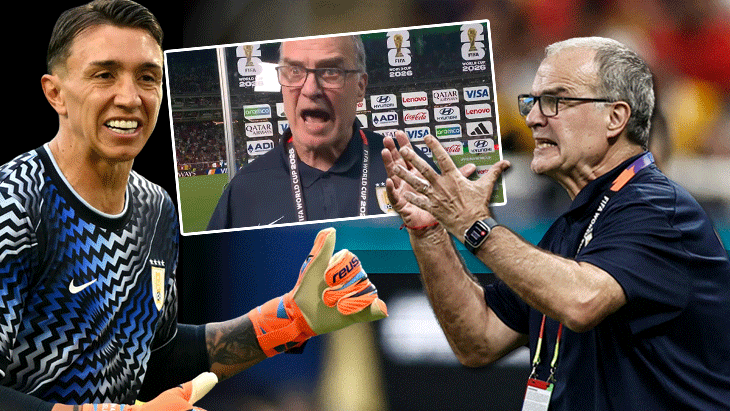 Uruguay teknik direktörü Marcelo Bielsa çılgına döndü! Canlı yayında muhabire bağırdı