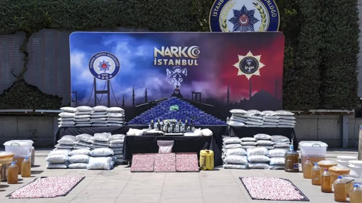 İstanbul'da uyuşturucuya darbe: Operasyonlarda 1 ton 45 kilogram uyuşturucu ele geçirildi