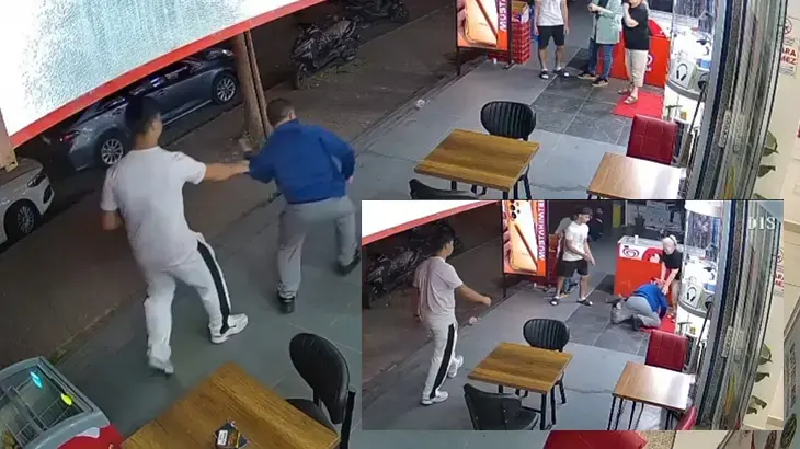Yer: Esenyurt! Kadın esnafa bıçak çekti, üzerine yürüdüğü sırada yere kapaklandı