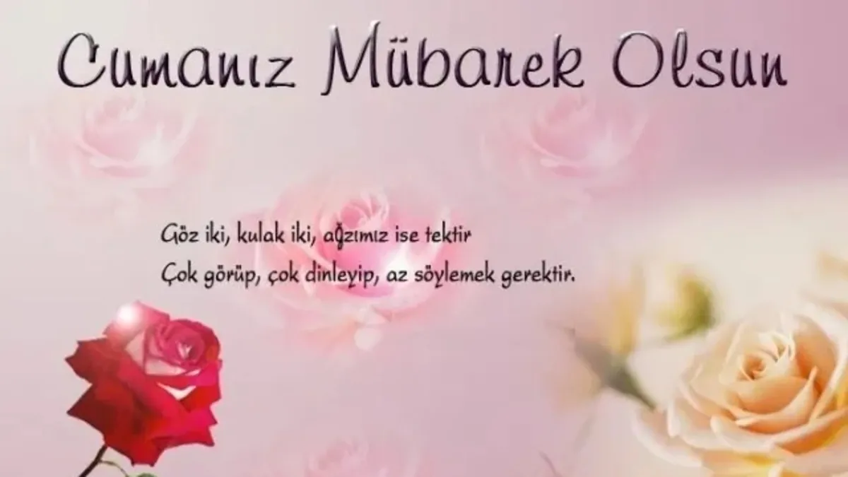 En güzel, resimli Cuma mesajları 2026....Hayırlı Cumalar!