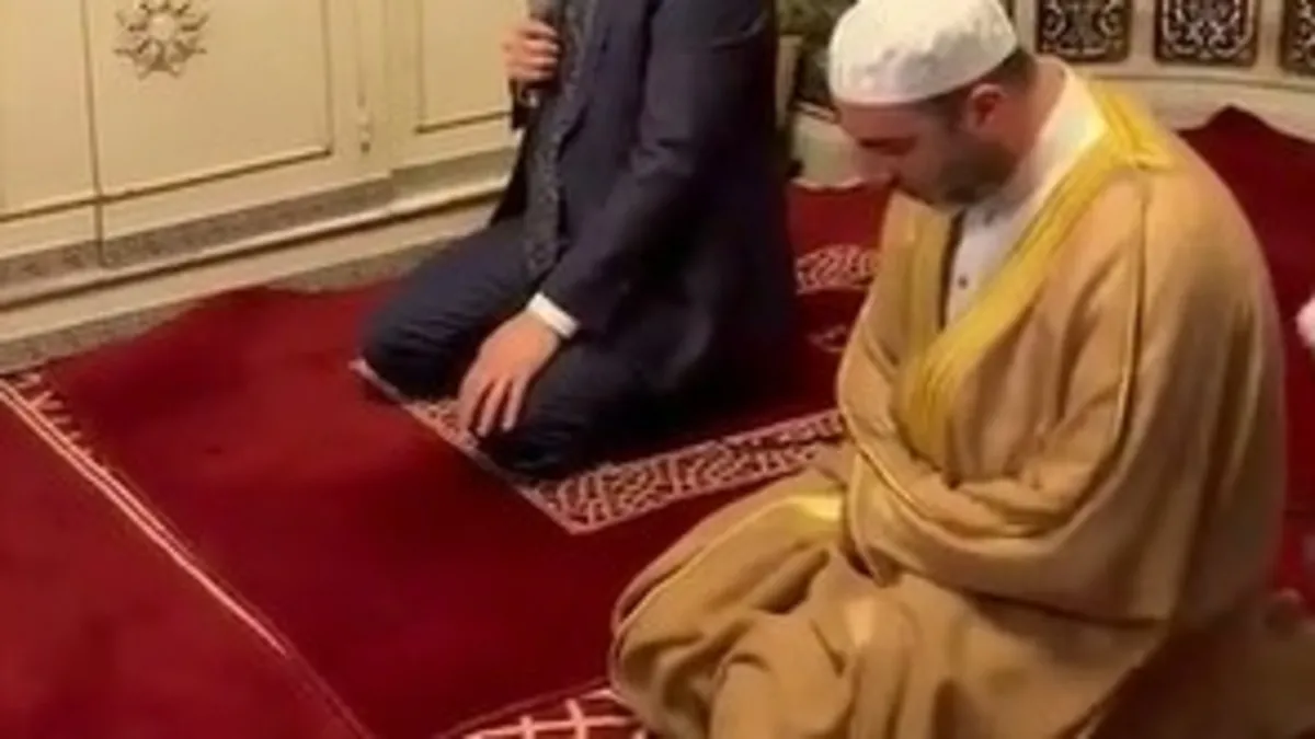 Hafız Bakan Mustafa Çiftçi’den Emevi Camii’nde Kur’an tilaveti