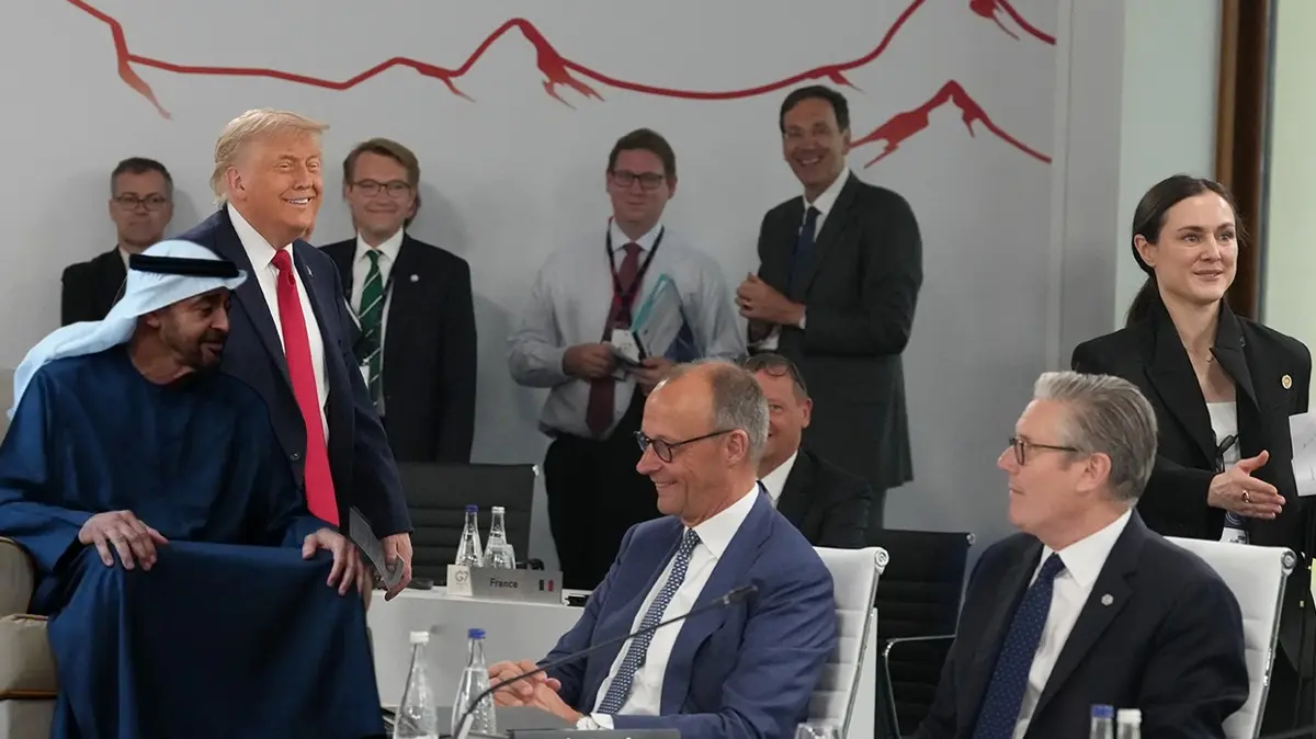 Trump'tan G7'de olay hareketler! Geç kaldı, kırdı döktü