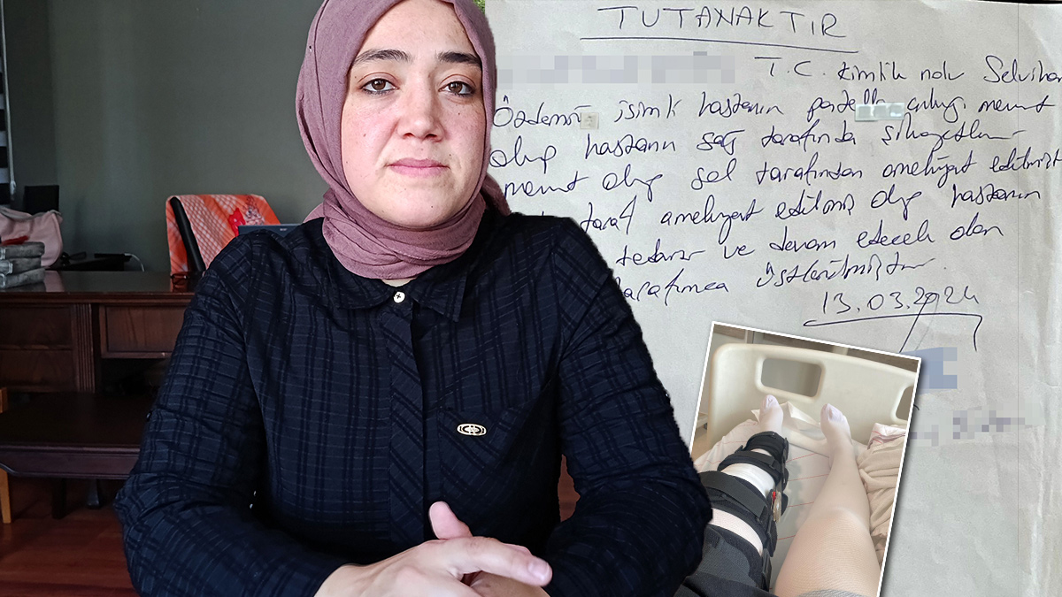 Özel hastanedeki doktordan akılalmaz hata. Sakat diz yerine sağlam olanı ameliyat etti