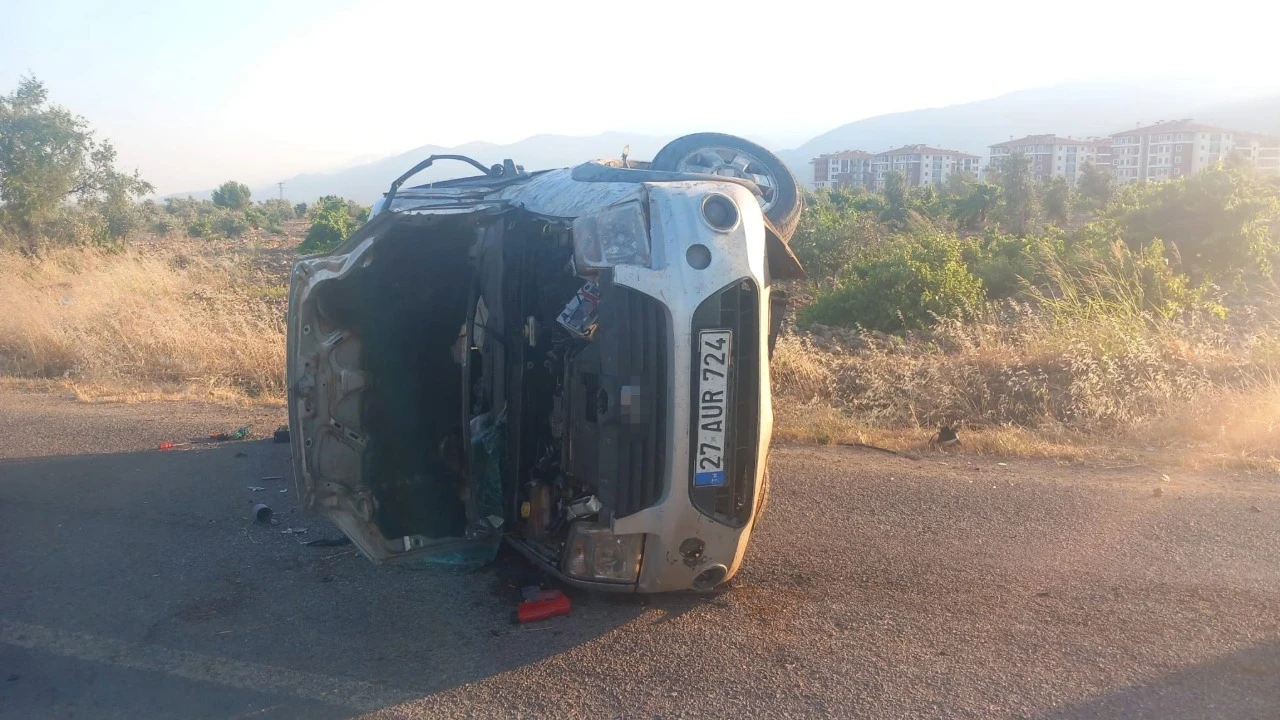 Gaziantep'te iki kaza: 4'ü ağır 10 yaralı