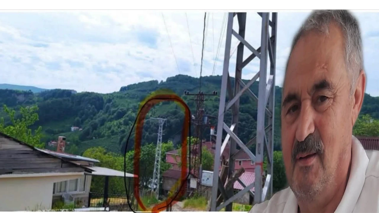 Ordu’da tapulu araziye dikilen elektrik direği mahalleliyi korkuttu