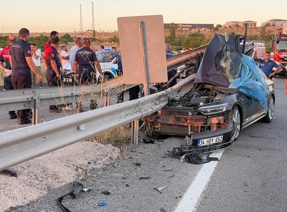Kayseri'de düğün konvoyunda kaza: 1 ölü, 3 yaralı