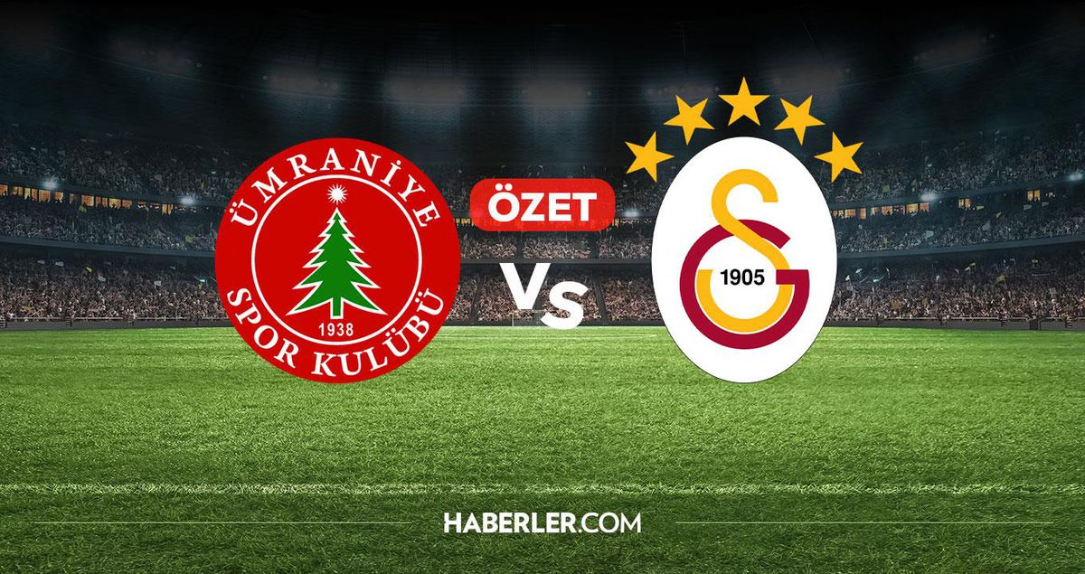 Ümraniyespor Galatasaray maç özeti ve golleri! (ÖZET) Ümraniyespor Galatasaray kaç kaç bitti, golleri kim attı?