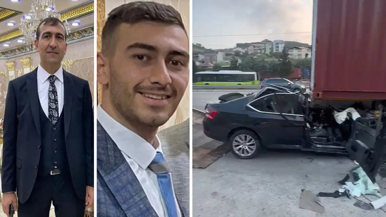Kocaeli'de acı olay... Otomobil, TIR'ın altına girdi: Baba ve oğlu öldü
