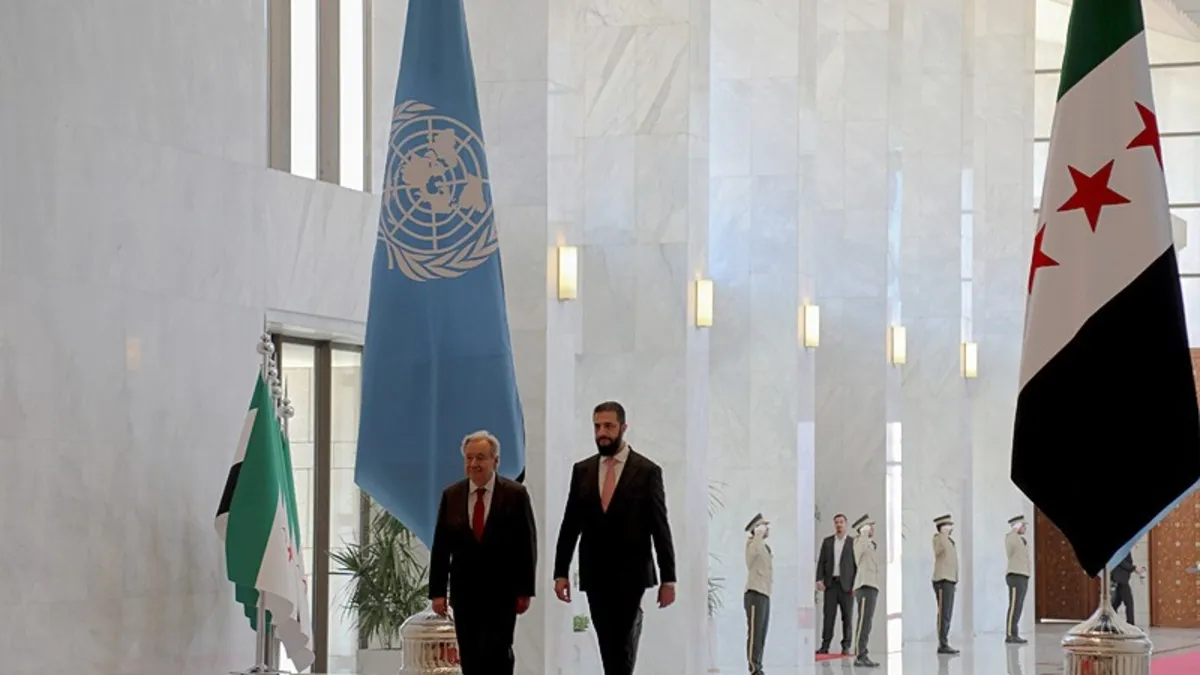 BM Genel Sekreteri Guterres Şam’da: 17 yıl sonra tarihi ziyaret