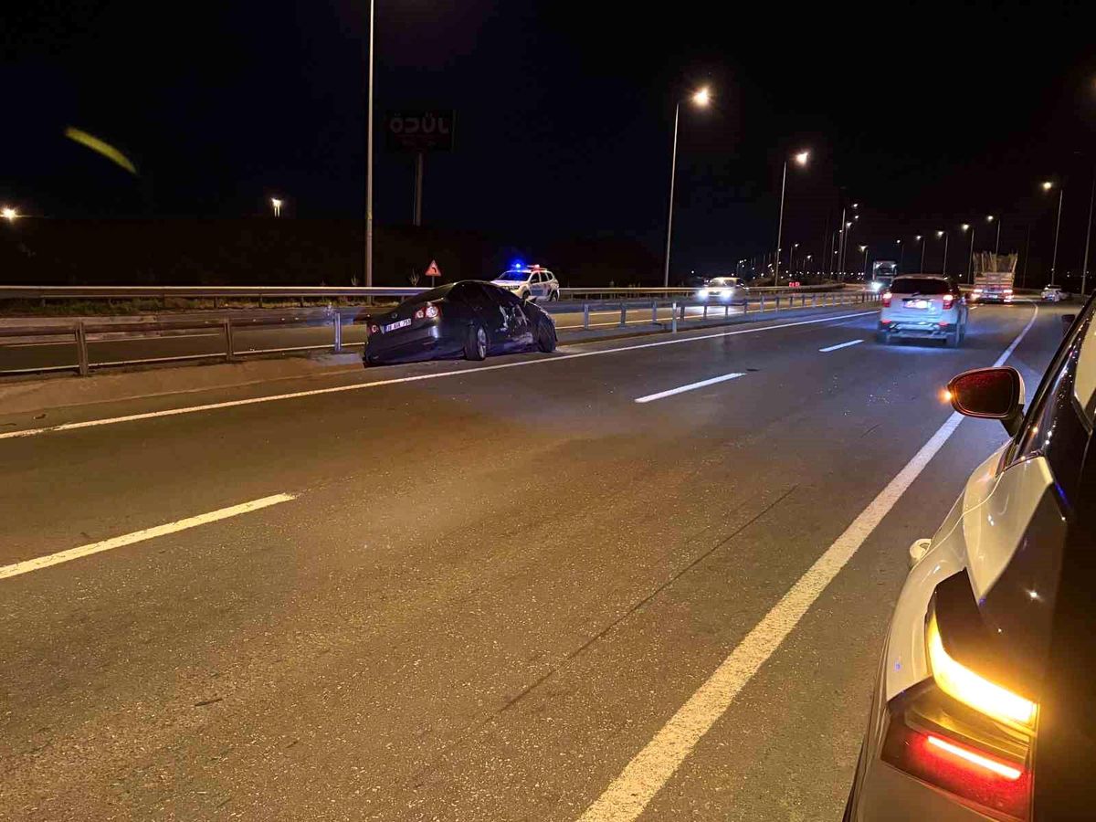 Kayseri'de iki otomobilin çarpıştığı kazada 3 yaşındaki bebek yaralandı