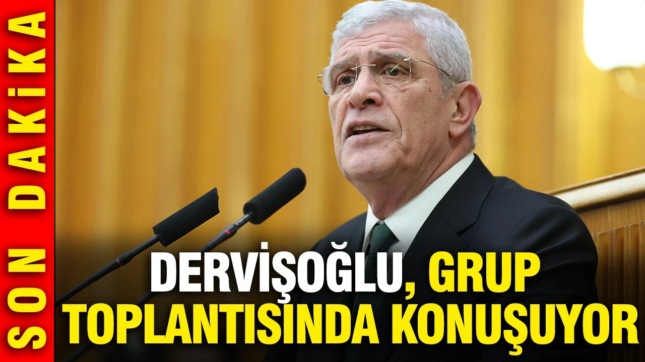 İYİ Parti lideri Dervişoğlu açıklamalar yapıyor