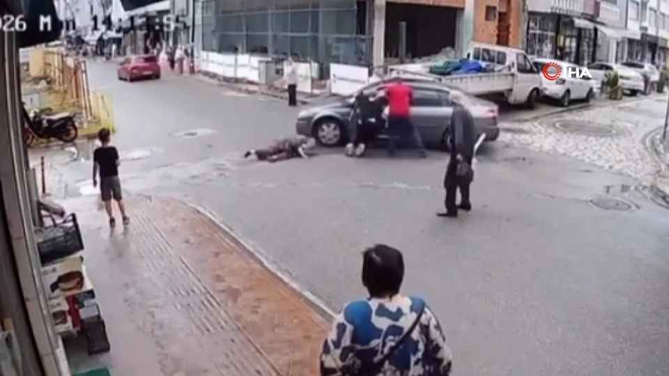 Giresun’un Bulancak İlçesinde Otomobil İnşaata Çarptı