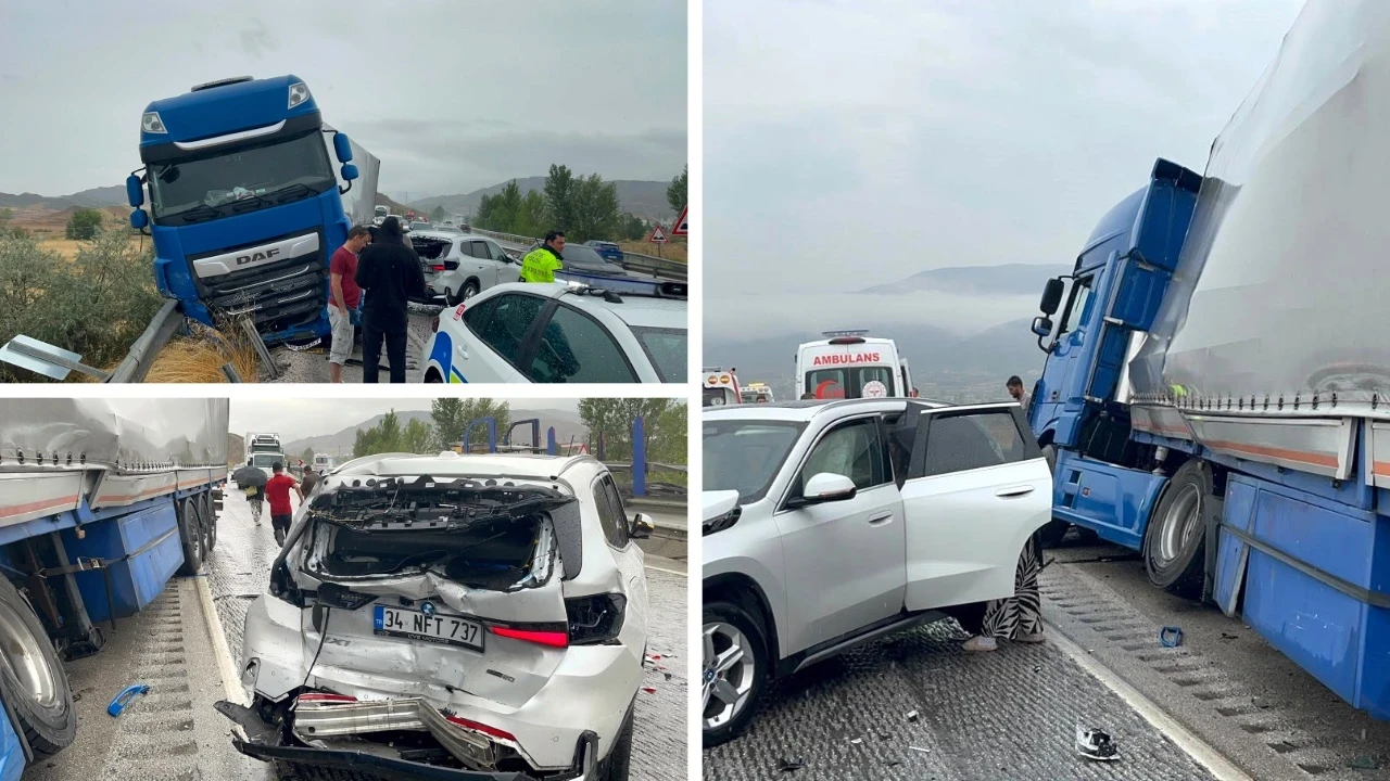 Kastamonu'da peş peşe zincirleme kazalar: Ölü ve yaralılar var