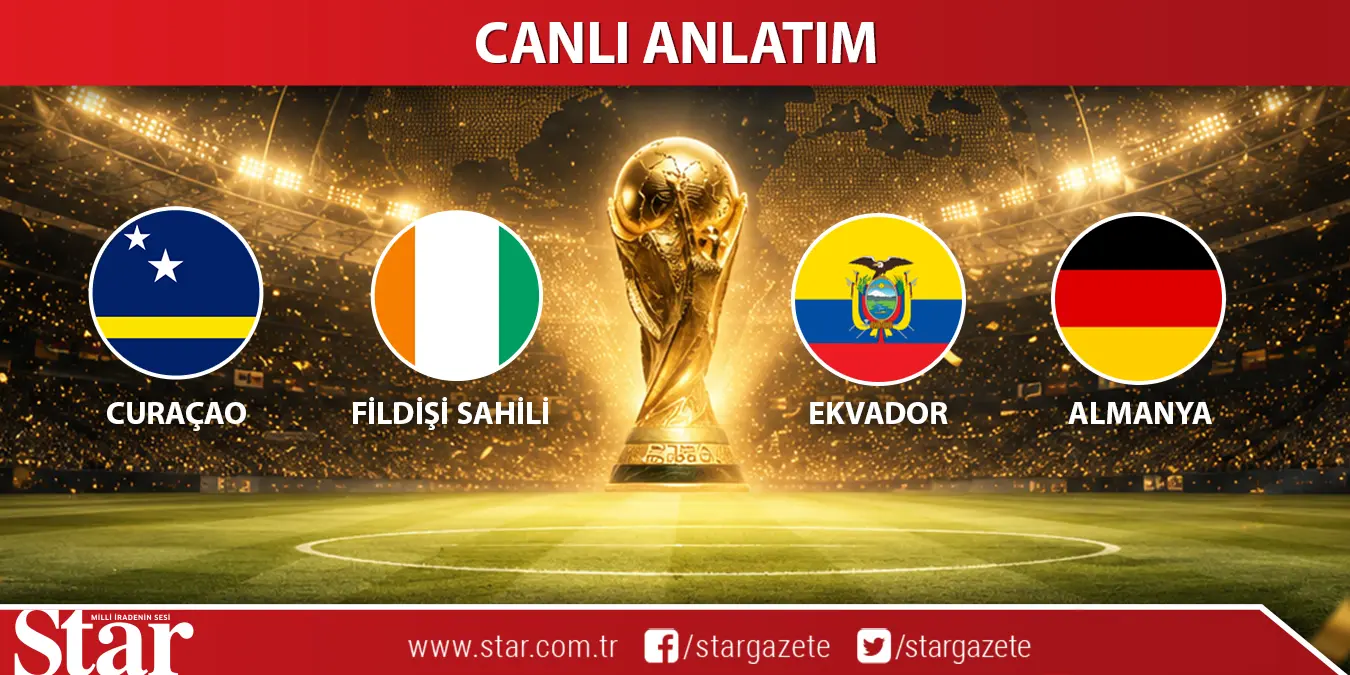 CANLI: Ekvador-Almanya | Curaçao-Fildişi Sahili