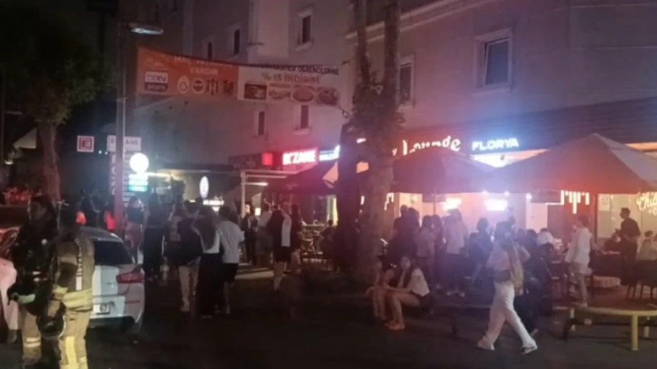 Aydın Üniversitesi kız öğrenci yurdunda yangın paniği