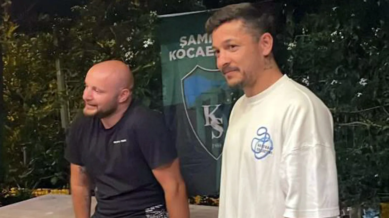 Kocaelispor taraftarından 2 kaptana sürpriz: Duygulandıran beste