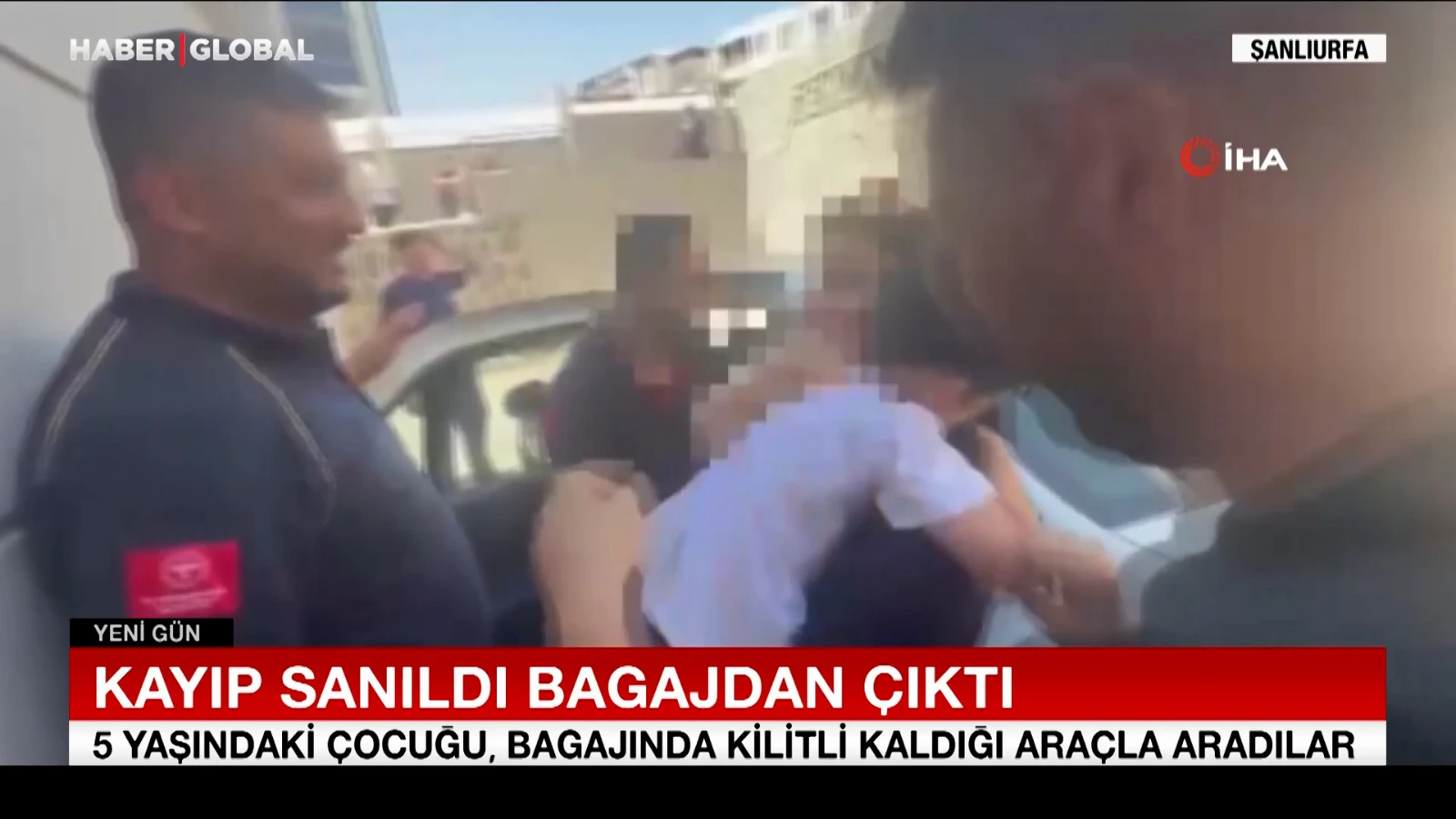 5 yaşındaki çocuk arabanın bagajında kilitli kaldı