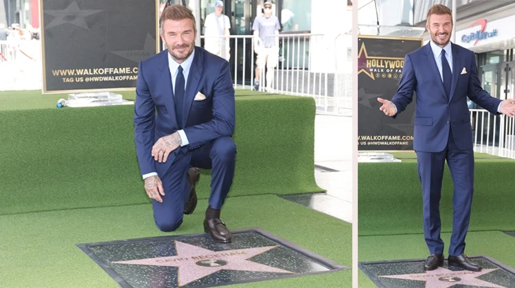 David Beckham, Şöhretler Kaldırımı'nda... Bütün hayalleri birer birer gerçekleşti