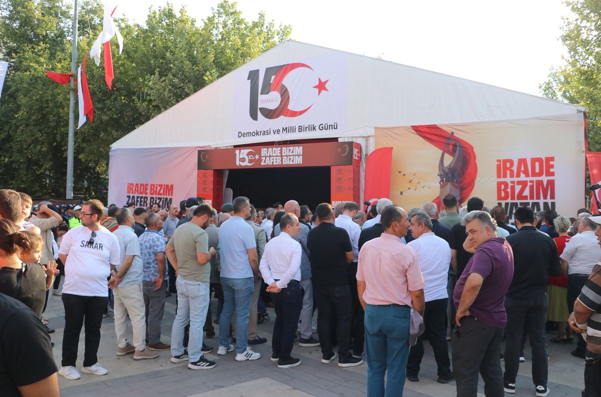 Denizli’de 15 Temmuz Anma Çadırı Açıldı