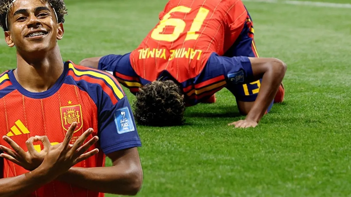 Lamine Yamal ırkçıların İslamofobiklerin hedefinde! Gol sevinciyle secdeye durdu linç edildi