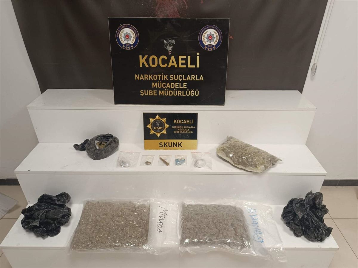 Kocaeli'de uyuşturucu operasyonu: 2 tutuklama