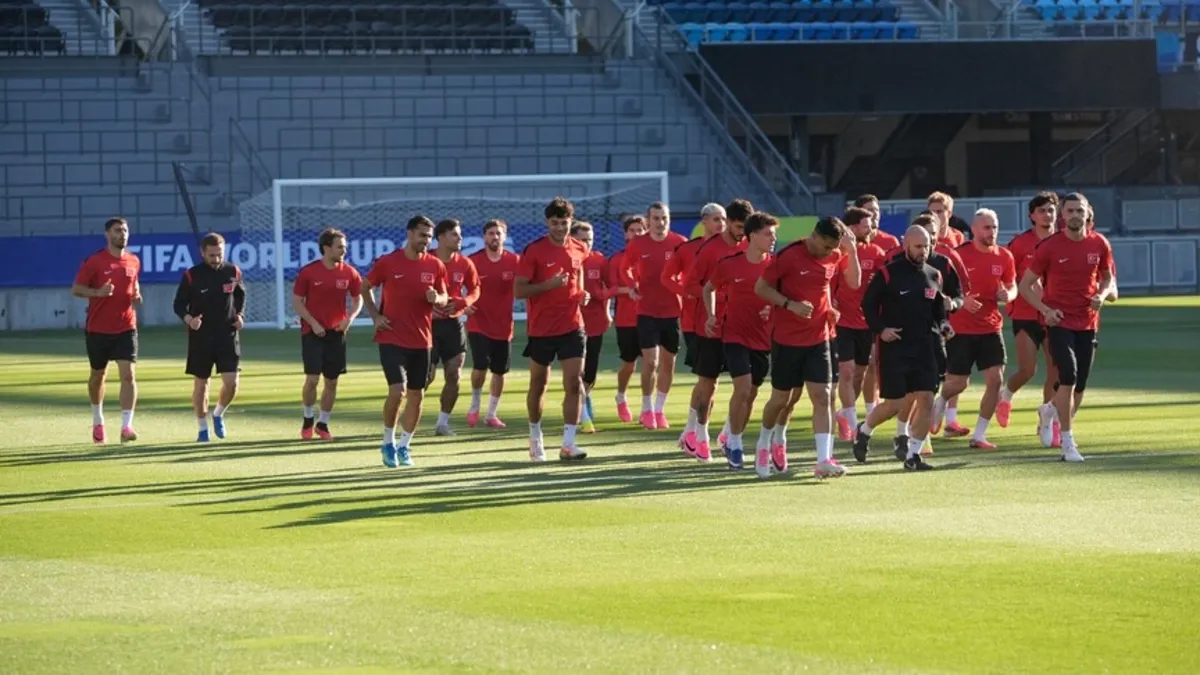 A Milli Futbol Takımı, Paraguay maçı hazırlıklarını tamamladı