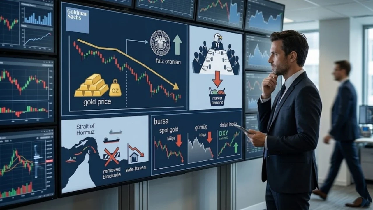 Goldman Sachs yıl sonu altın fiyat beklentisini düşürdü