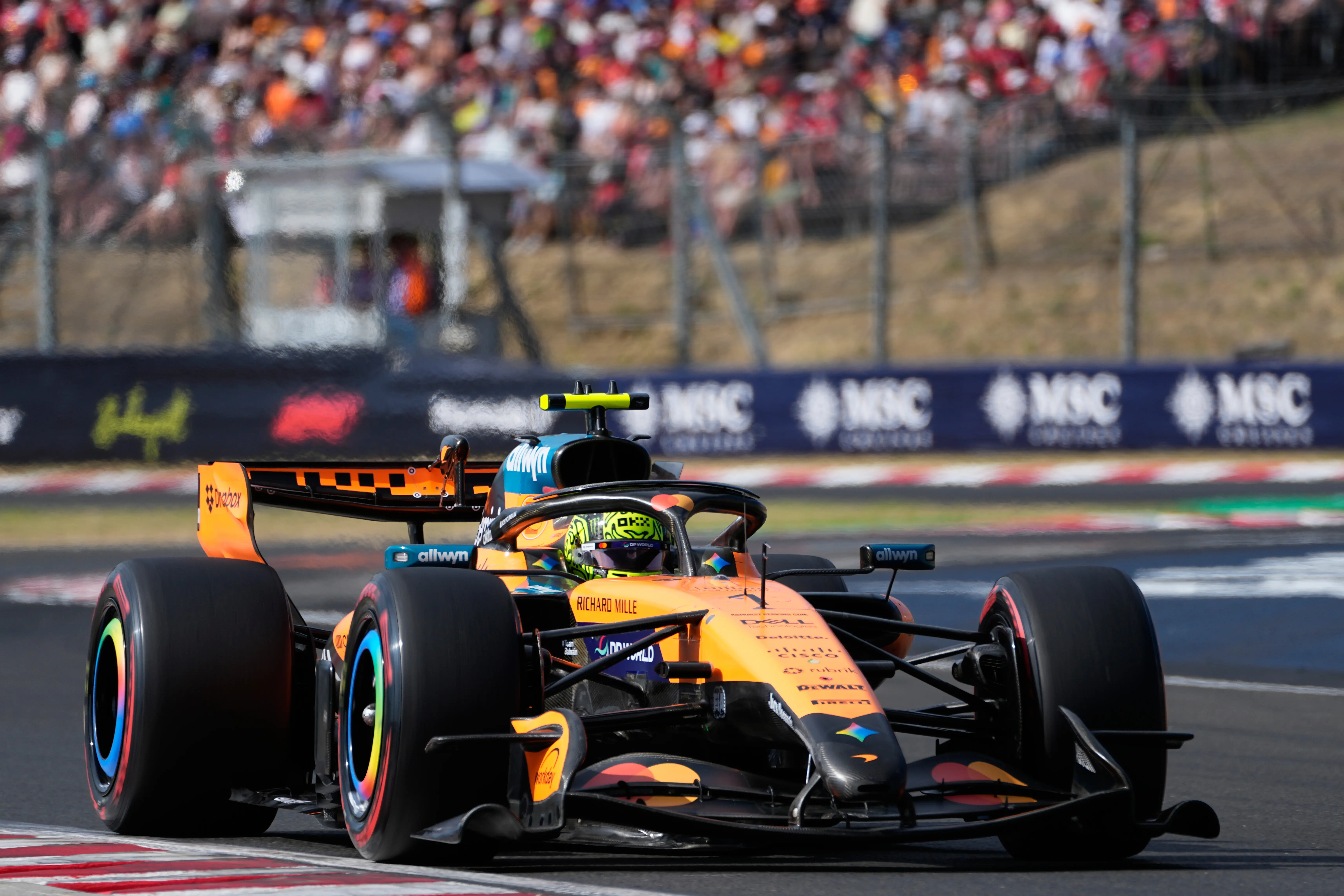 Macaristan'da zafer Lando Norris'in