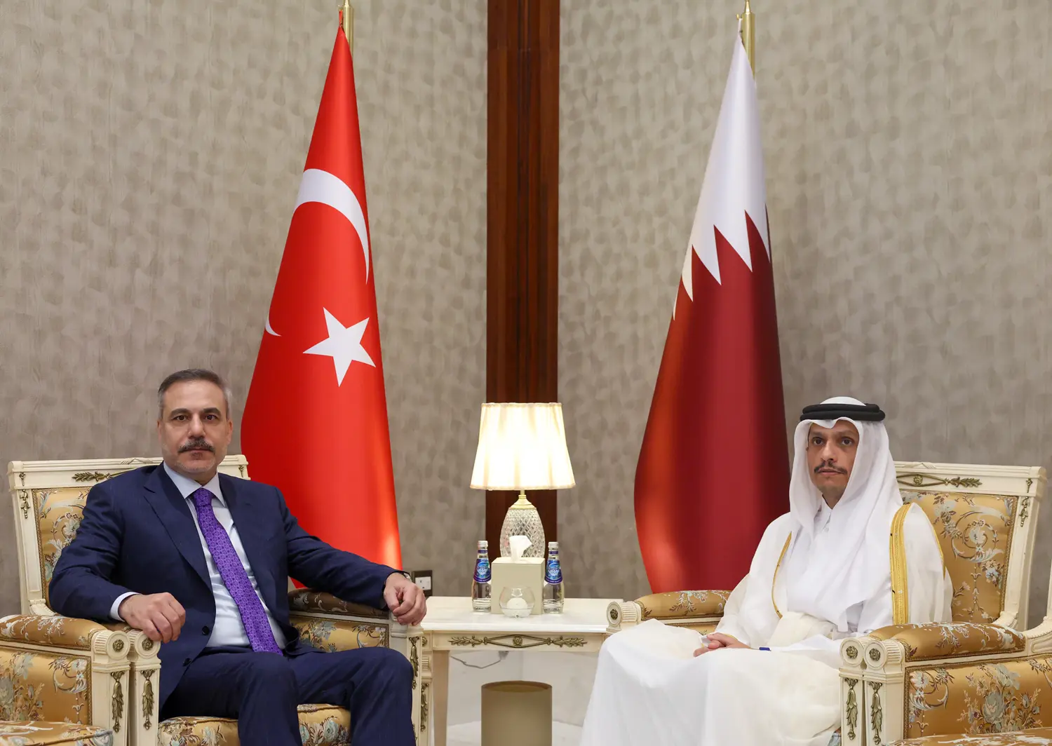 Bakan Fidan, Katarlı mevkidaşı Al Sani ile bir araya geldi