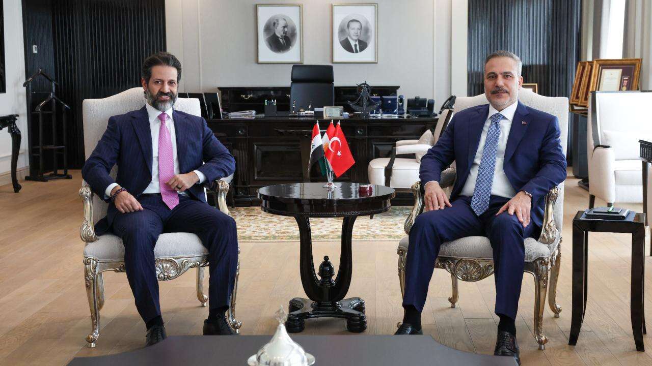 Bakan Fidan, IKBY Başbakan Yardımcısı Kubat Talabani ile görüştü