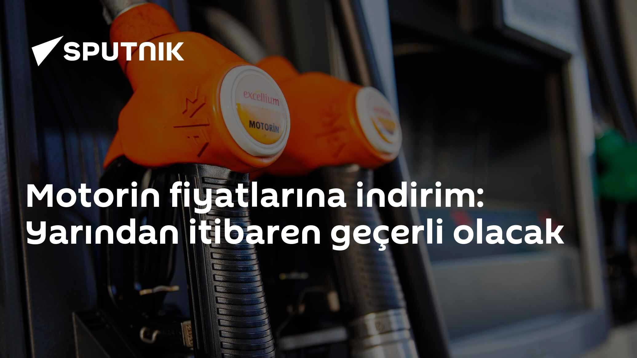 Motorin fiyatlarına indirim: Yarından itibaren geçerli olacak