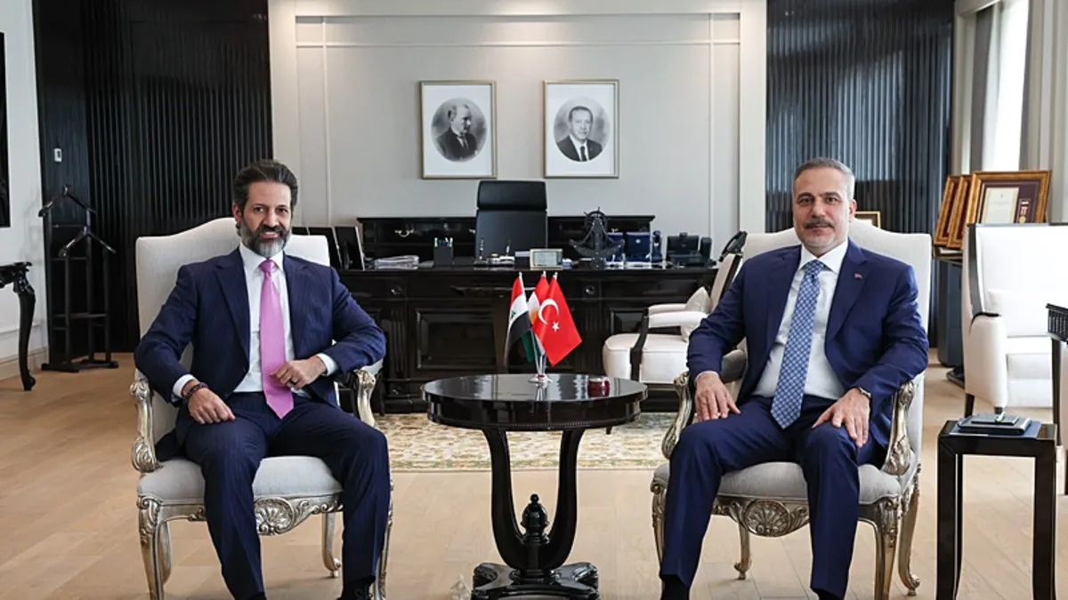 Bakan Fidan, IKBY Başbakan Yardımcısı Talabani ile görüştü