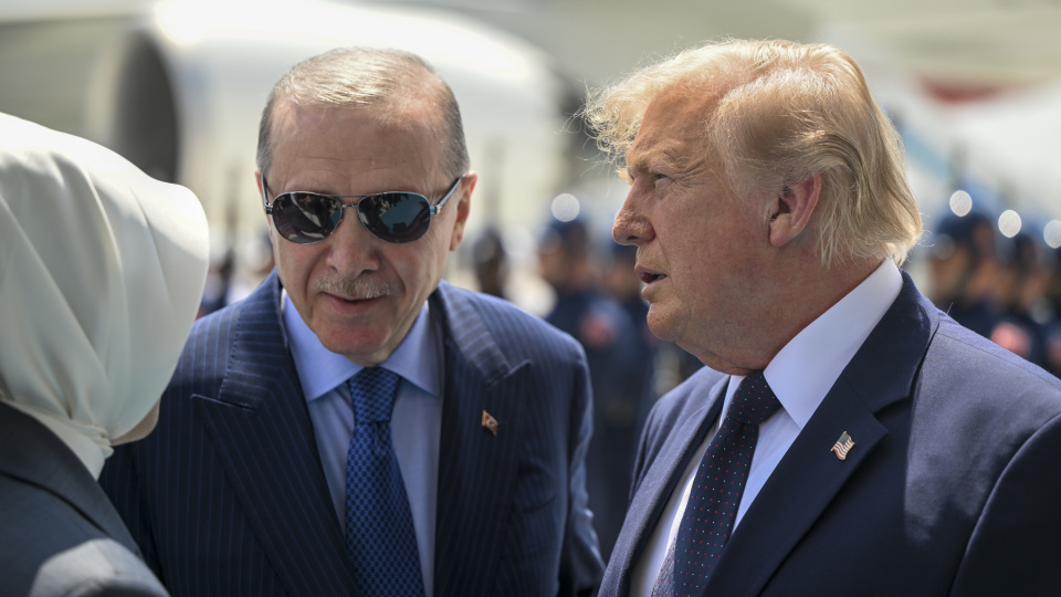 Ankara'daki ilk konuşmada Air Force One diyaloğu