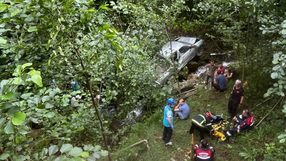 Trabzon Sürmene'de kamyonet kazası: 1 ölü, 5 yaralı