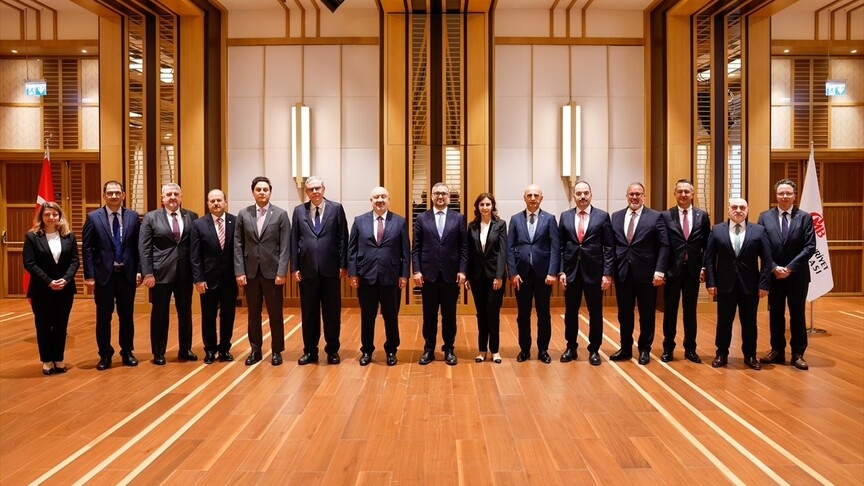 TCMB Başkanı Karahan, Türkiye Katılım Bankaları Birliği Yönetim Kurulu ile bir araya geldi