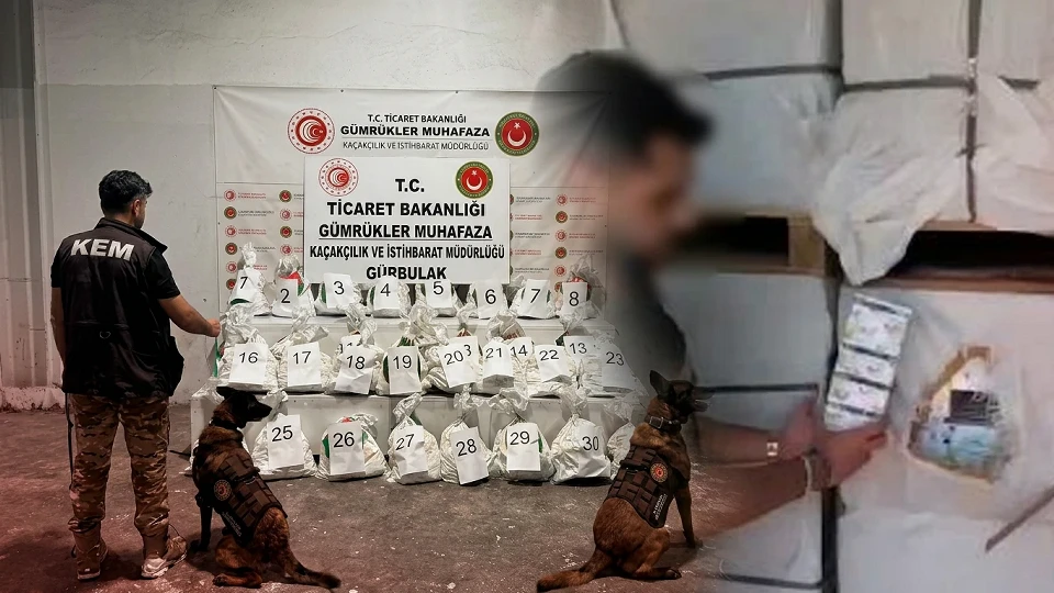 Mersin Limanı ve Gürbulak Gümrük Kapısı uyuşturucu operasyonu! 8 milyar TL'lik ilaç ele geçirildi | GÜNDEM HABERLERİ