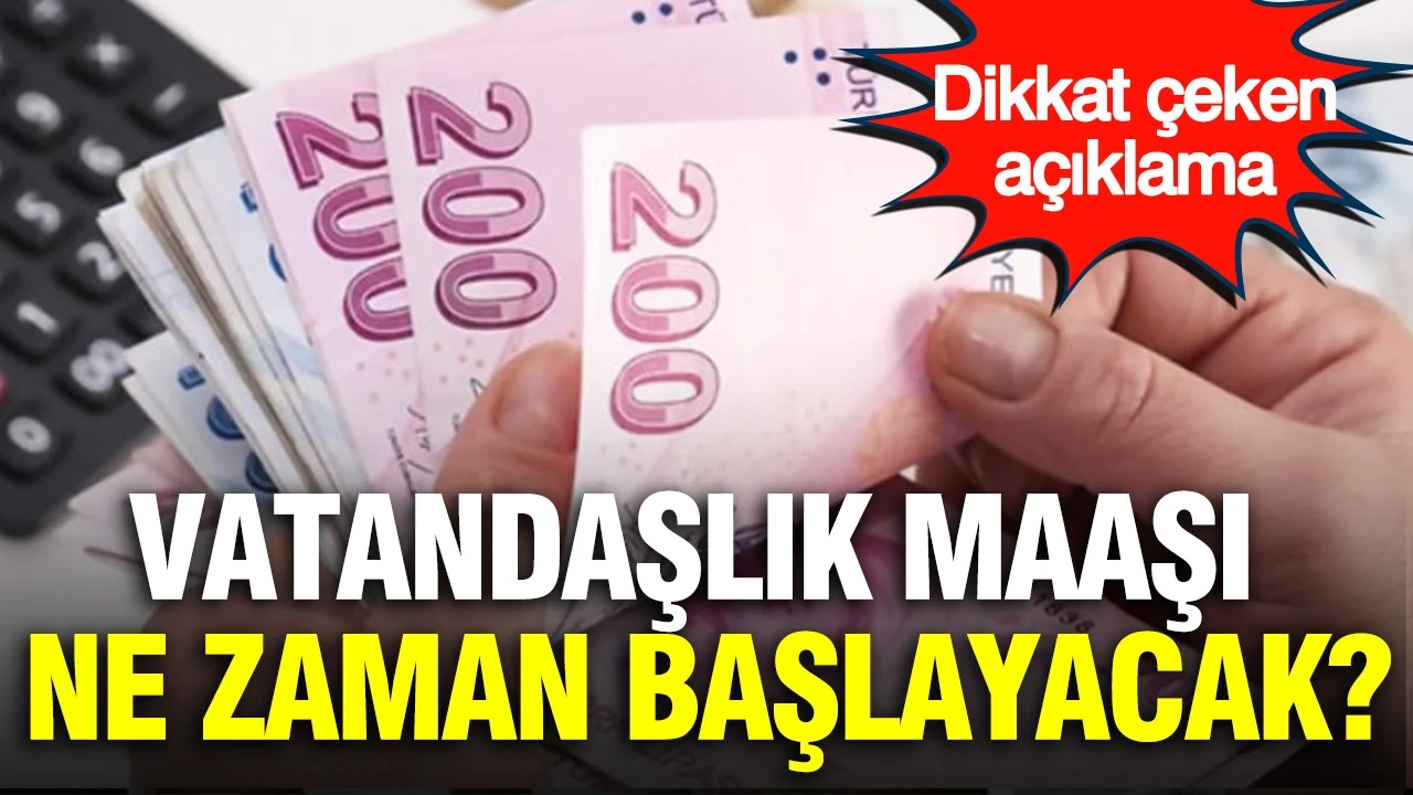 Vatandaşlık maaşı ne zaman başlayacak? Milyonların beklediği uygulama yine gündemde