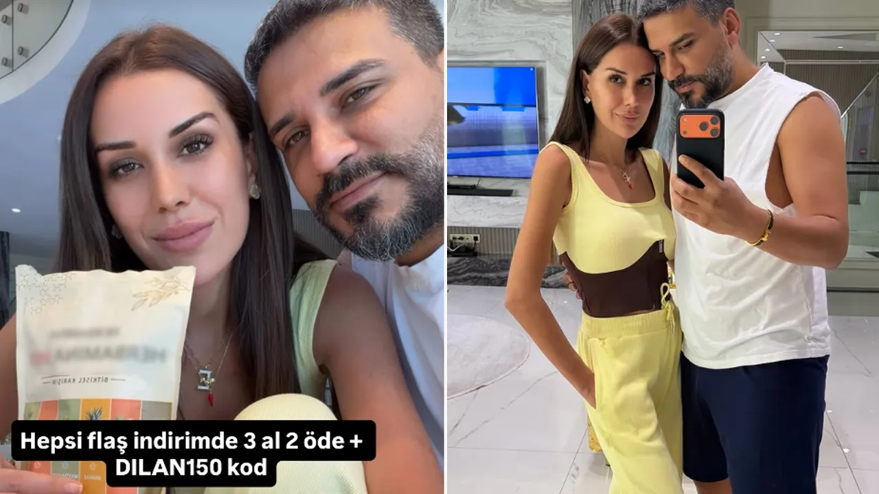Dilan Polat reklam paylaşımlarına yeniden başladı! Bu kez eşinin hesabını kullandı