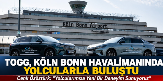 TOGG, Köln Bonn Havalimanı’nda Yolcularla Buluştu