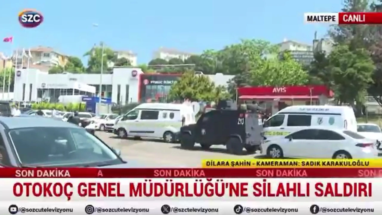 Koç Holding şirketi Otokoç genel müdürlük binasına silahlı saldırı