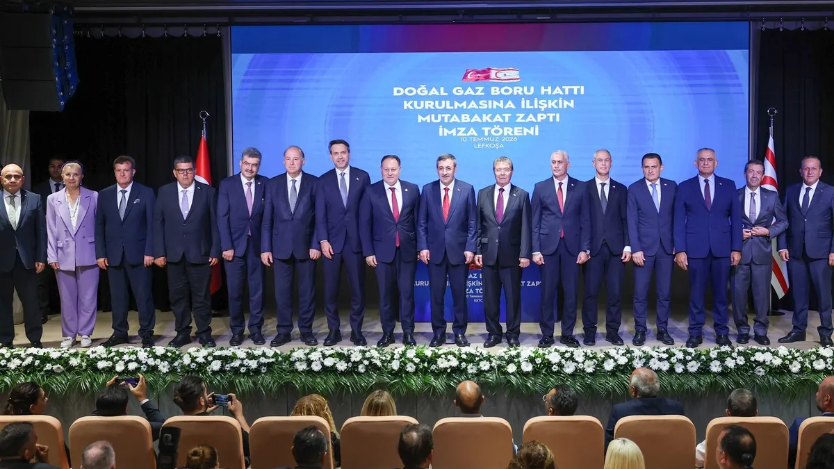 Enerjide yeni dönem: Türkiye ile KKTC doğal gaz mutabakatı imzalandı