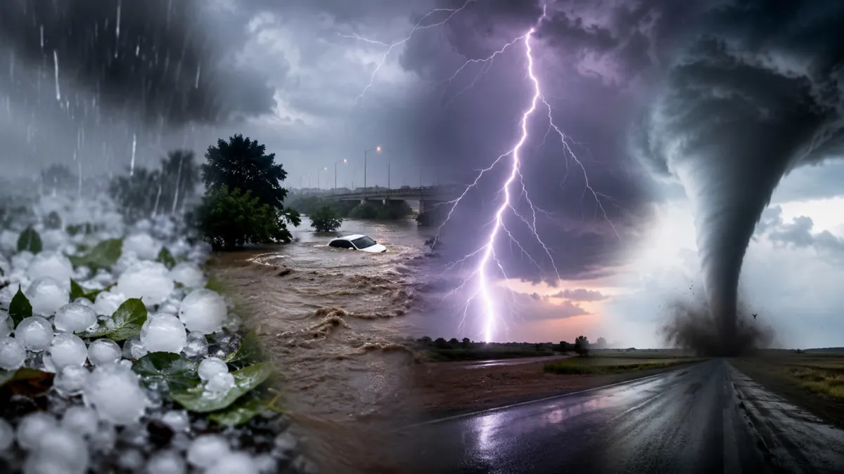 Haziranda 149 şiddetli meteorolojik olay yaşandı: En büyük pay dolu ve şiddetli yağışın