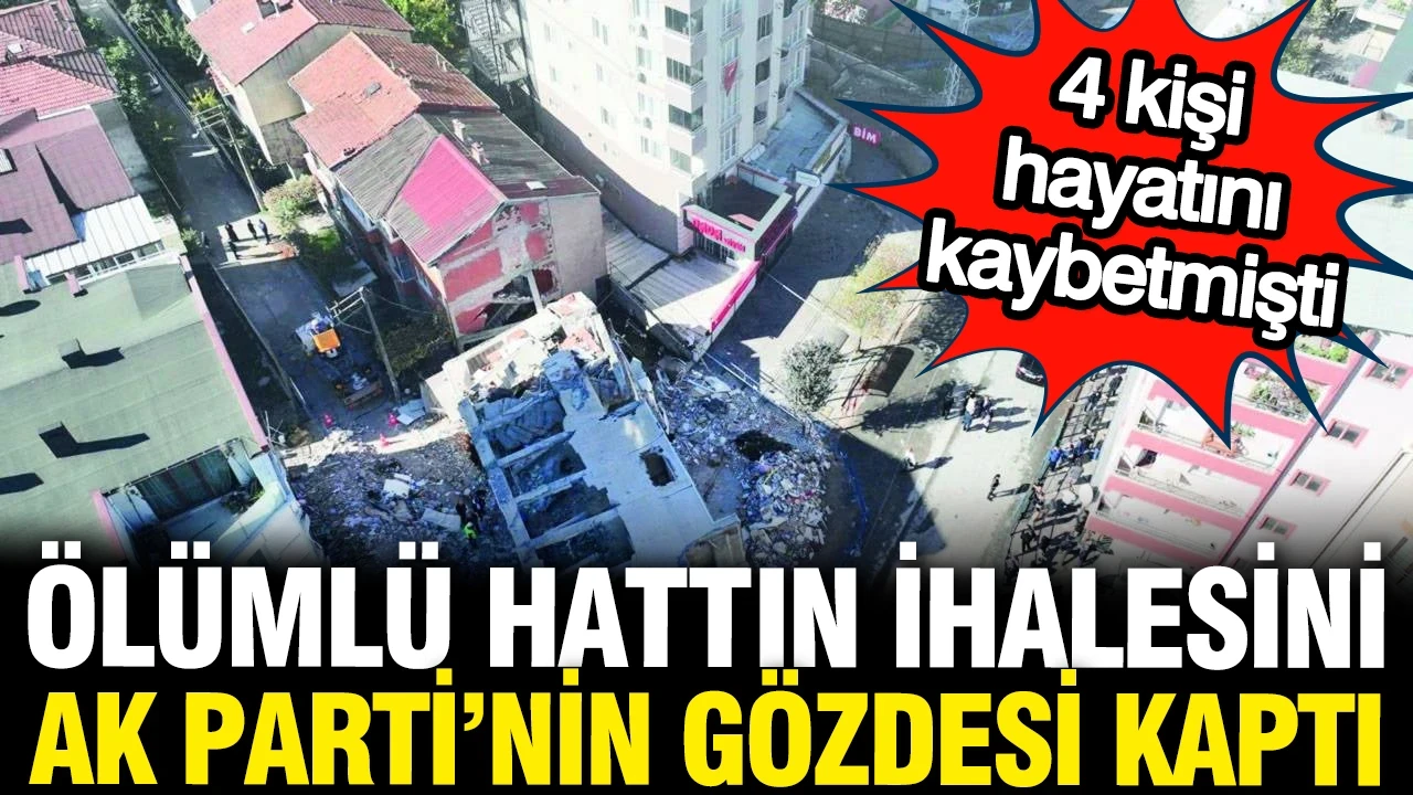 4 kişiye mezar olan metro hattının ihalesini aynı gözde firma aldı