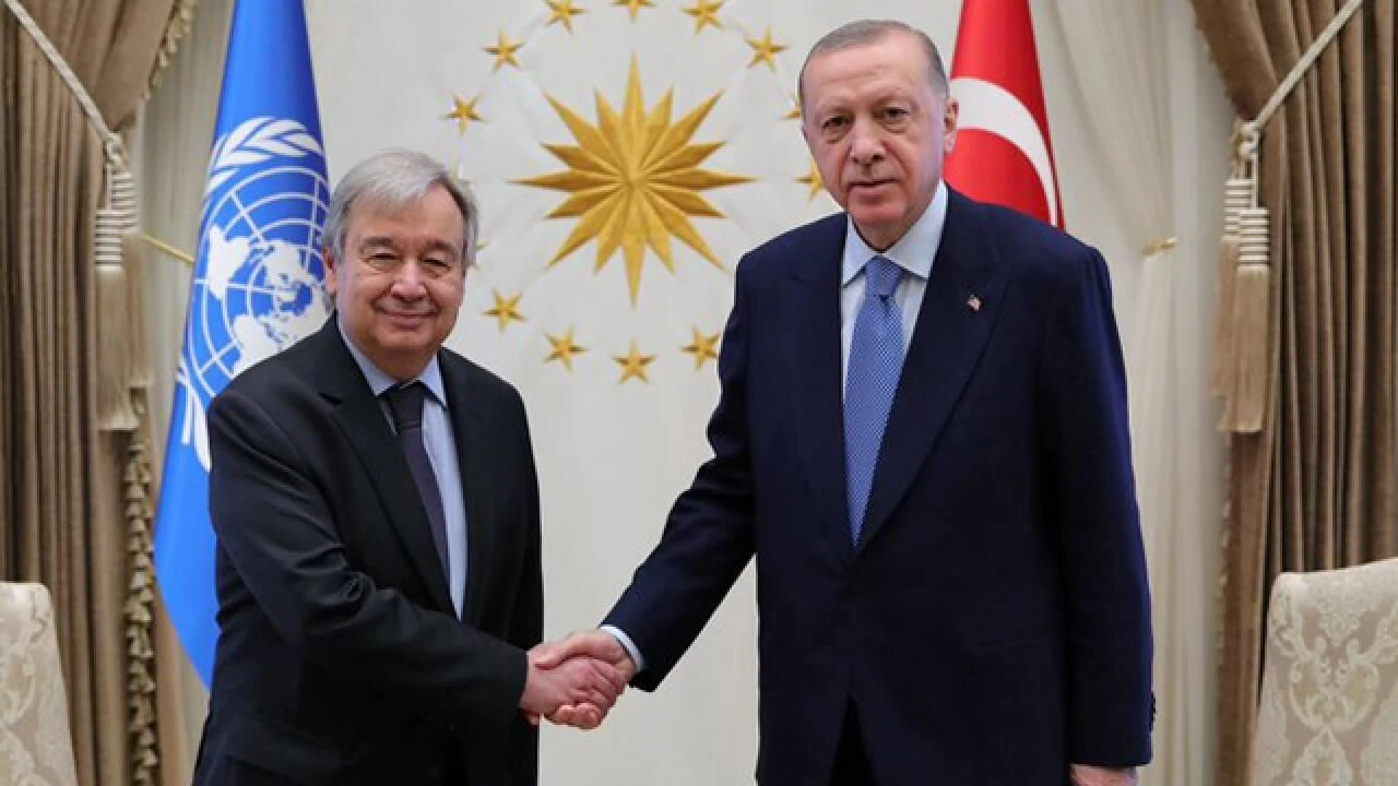 Erdoğan, BM Genel Sekreteri Guterres ile görüştü