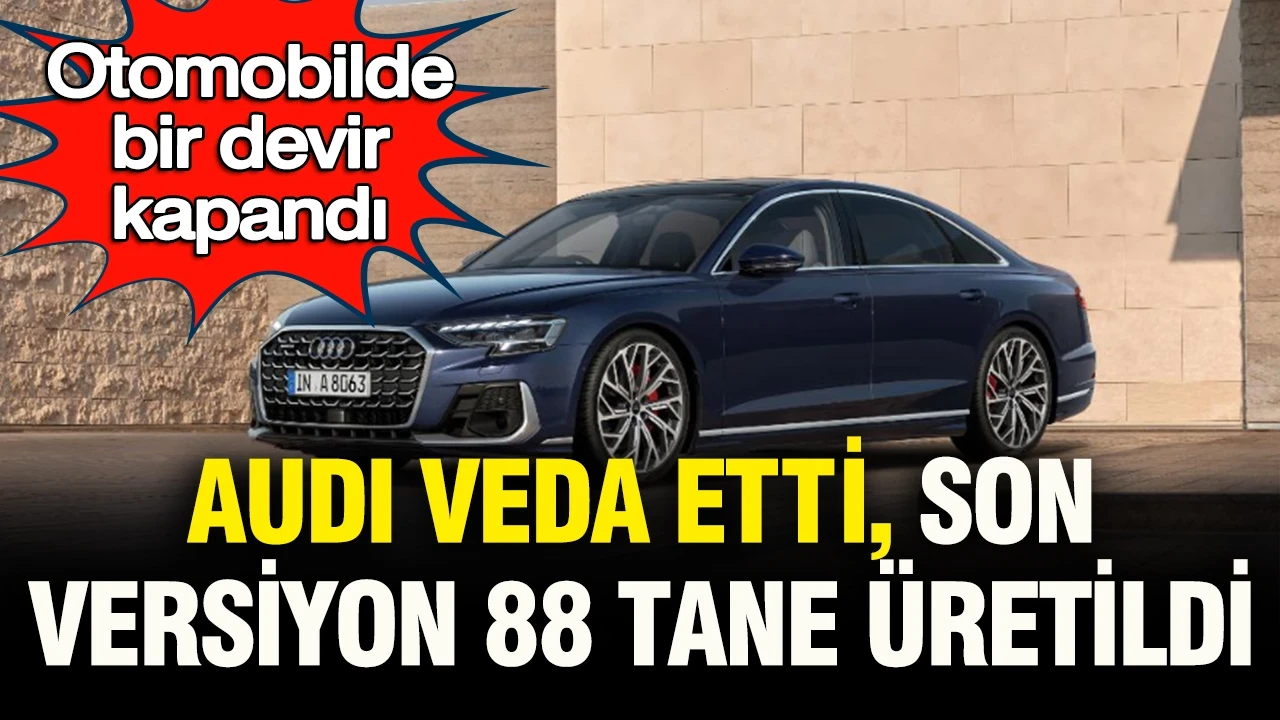 Otomobilde bir devir kapandı: Audi veda etti, son versiyon 88 adet üretildi