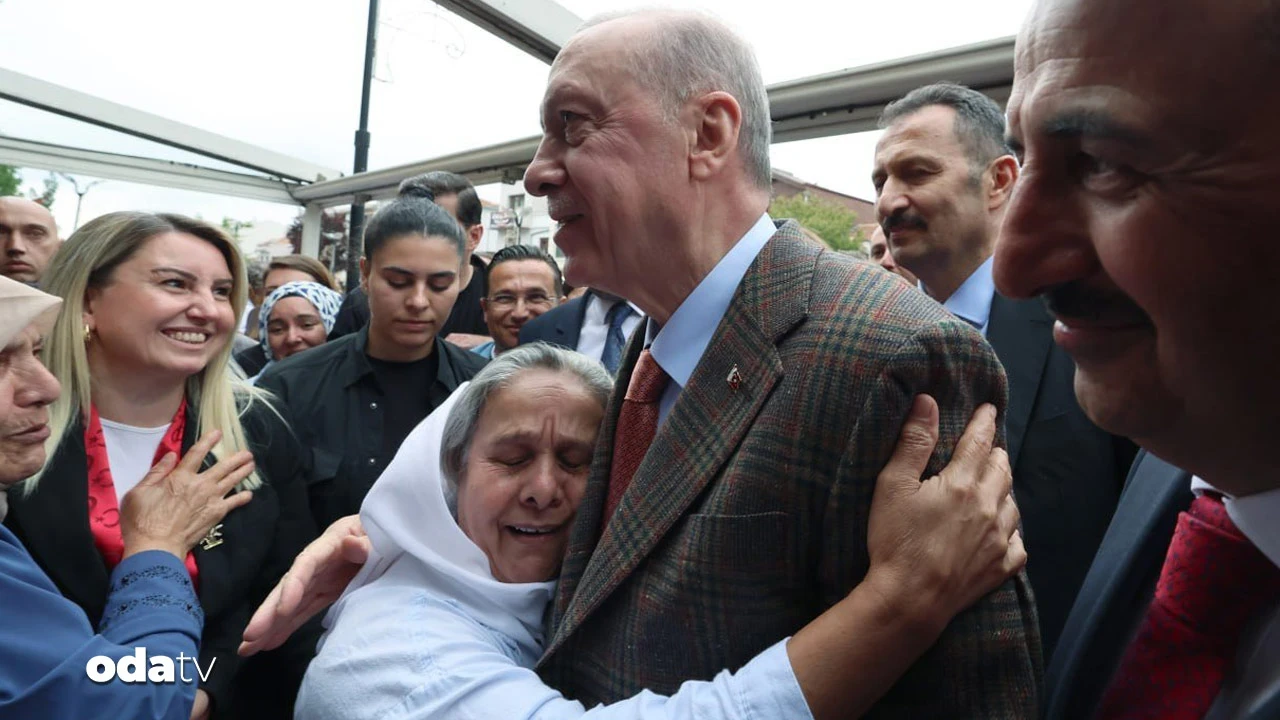 Erdoğan Edirne'de ilgiyle karşılandı