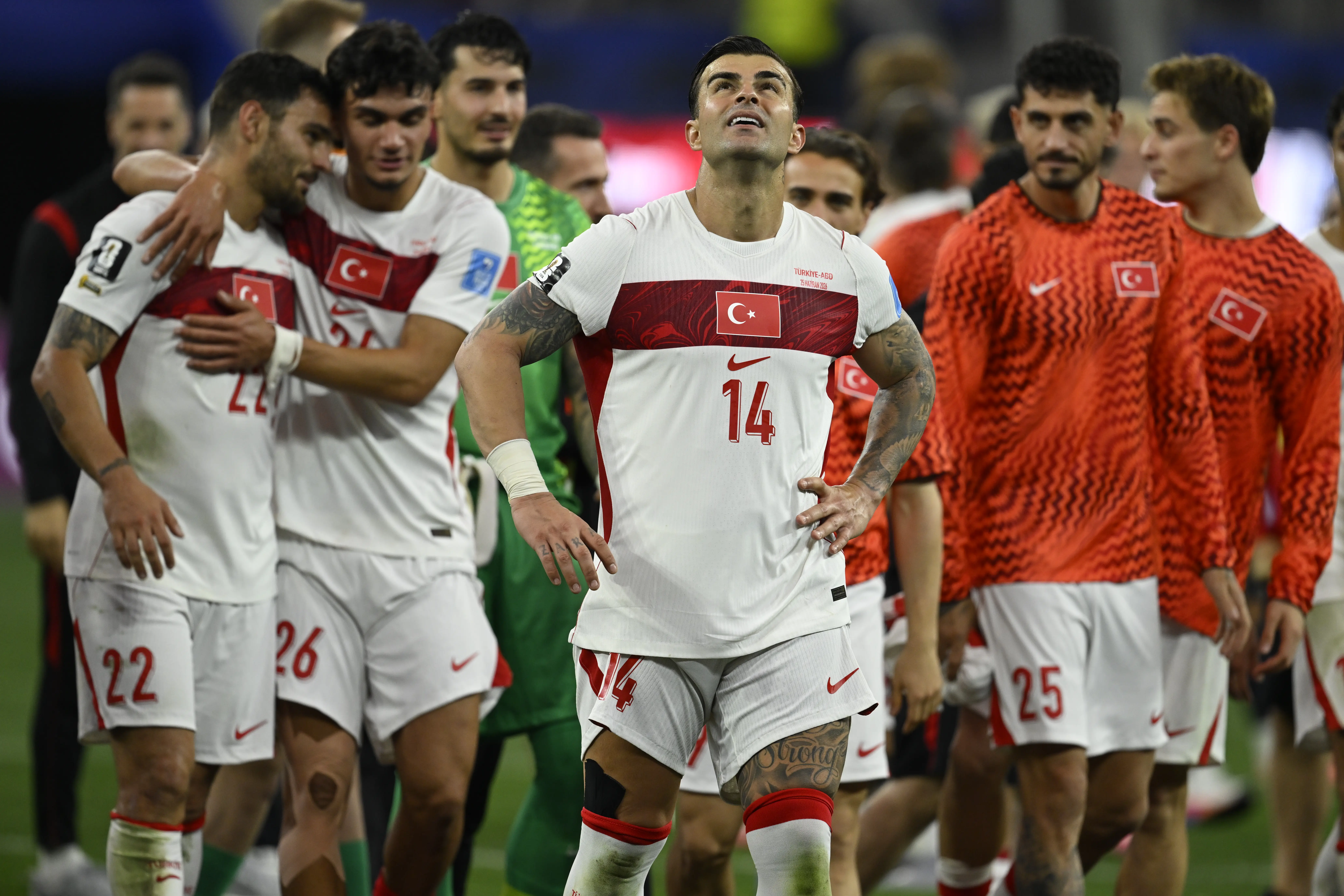 A Milli Takım'da 26 futbolcunun 23'ü Dünya Kupası'nda süre aldı