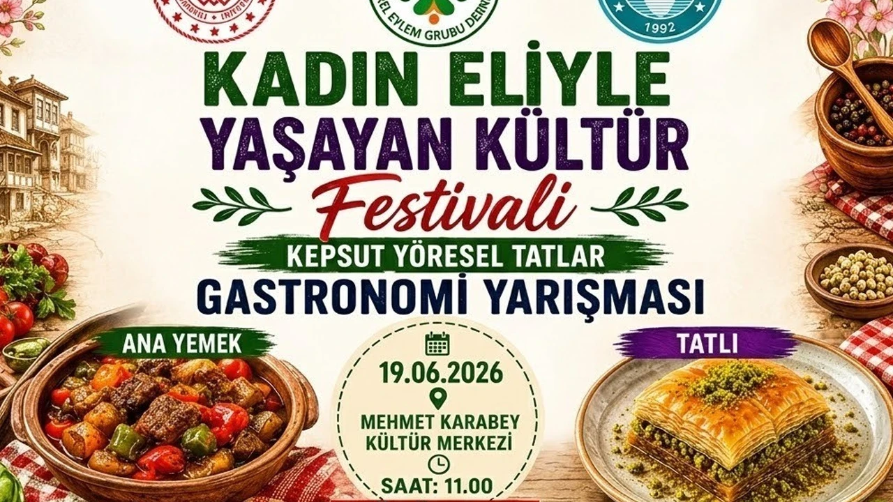 Önce tatlar sonra yöresel kıyafetler yarışacak