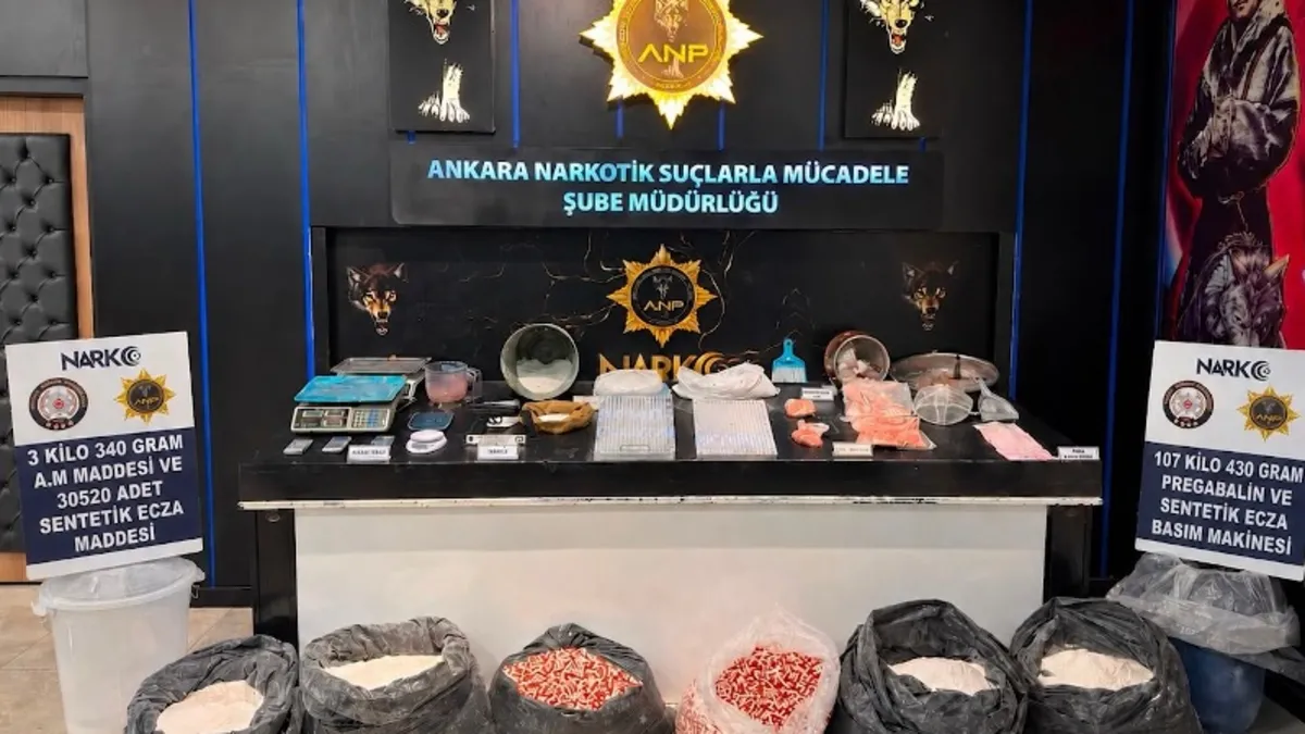 Ankara’da narkotik operasyonu! 4 şüpheliye gözaltı
