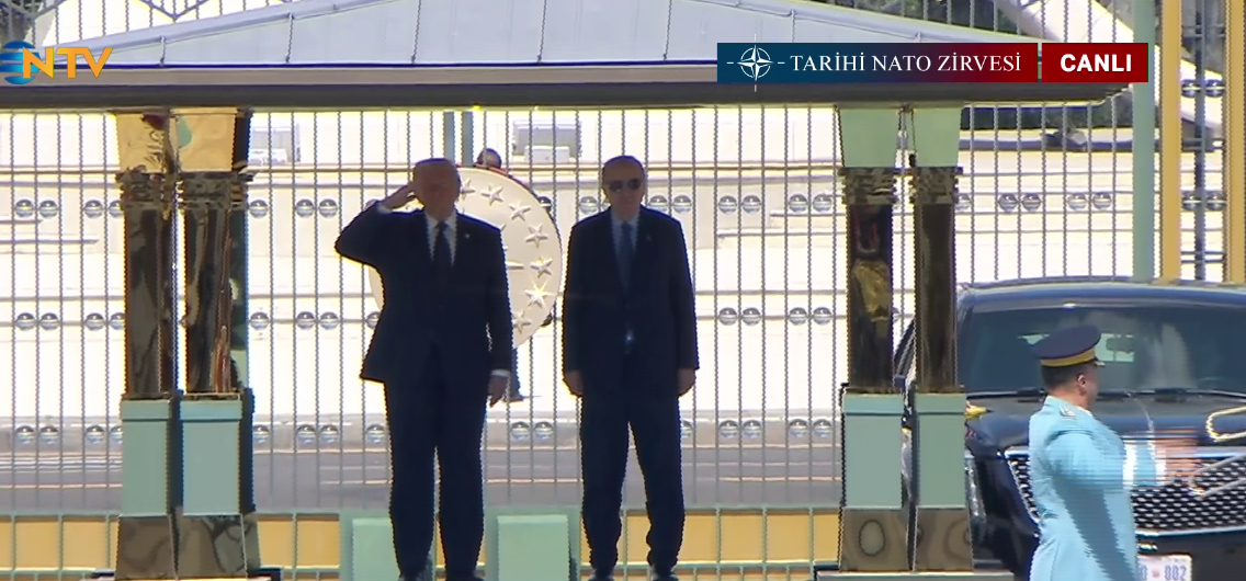 Cumhurbaşkanı Erdoğan, Beştepe'de Trump'ı karşıladı